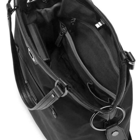 Petunia Pickle Bottom $320 Halifax Hobo Black Chai Tea Cake Baby Bag Pad NWOT ! - Picture 3 of 6